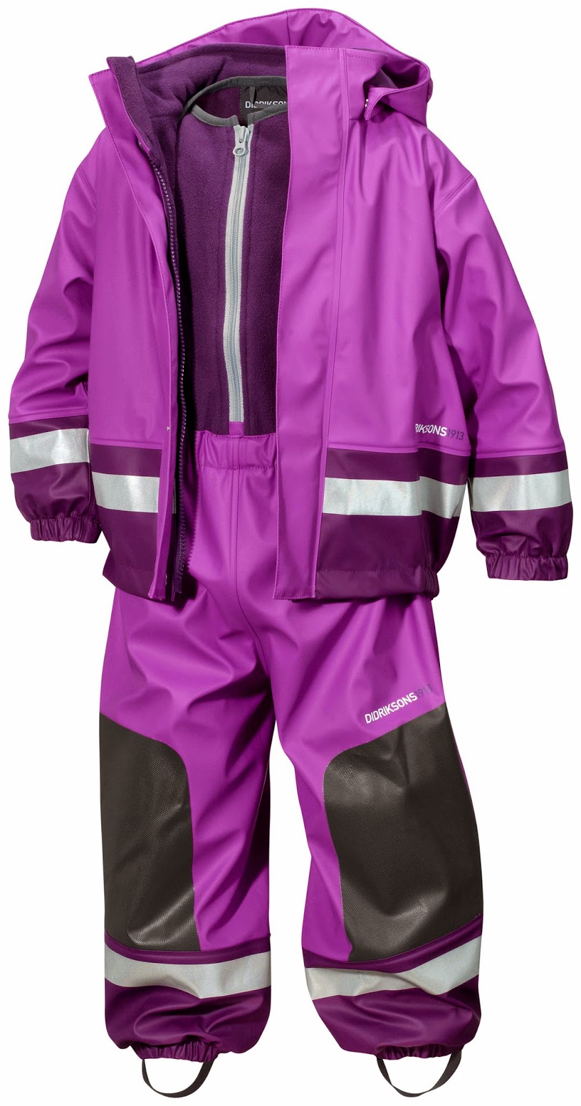 Didriksons Boardman fleecefodrat regnset Amythist