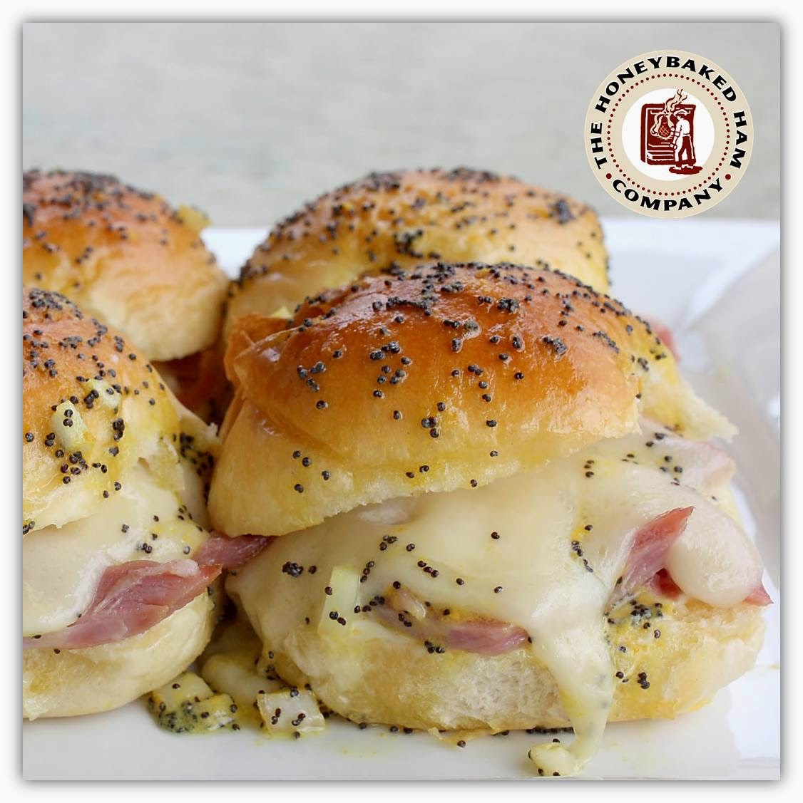 HoneyBaked Ham Douglasville Sliding into home! HoneyBaked Ham Douglasville's Ham & Swiss Sliders