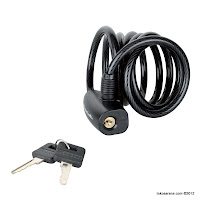 MasterLock 8127 Keyed Self Coiling Cables - Bicycle Safety Lock