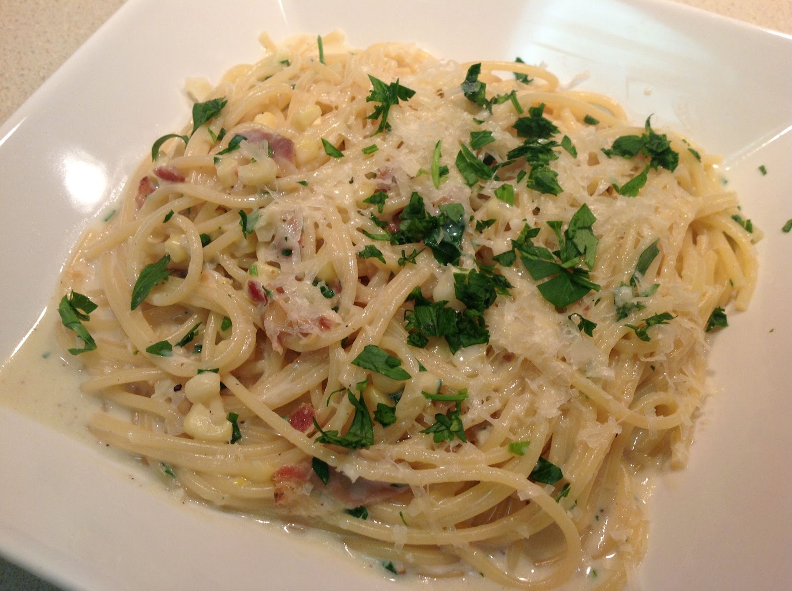 Cooked Spaghetti Noodles