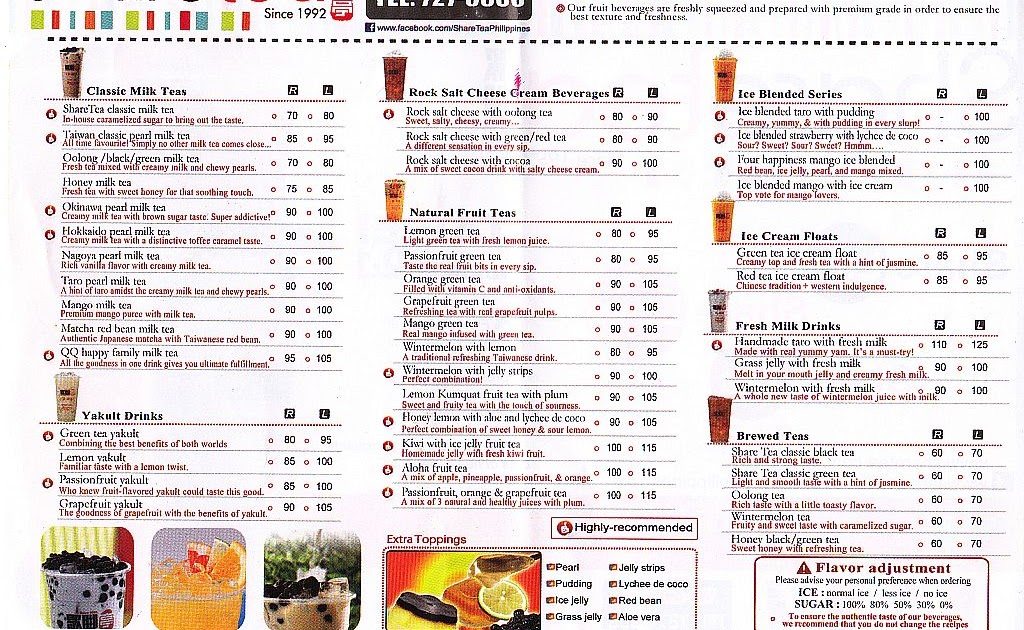 Sunny Kitchen Menu Sunny Kitchen Menu