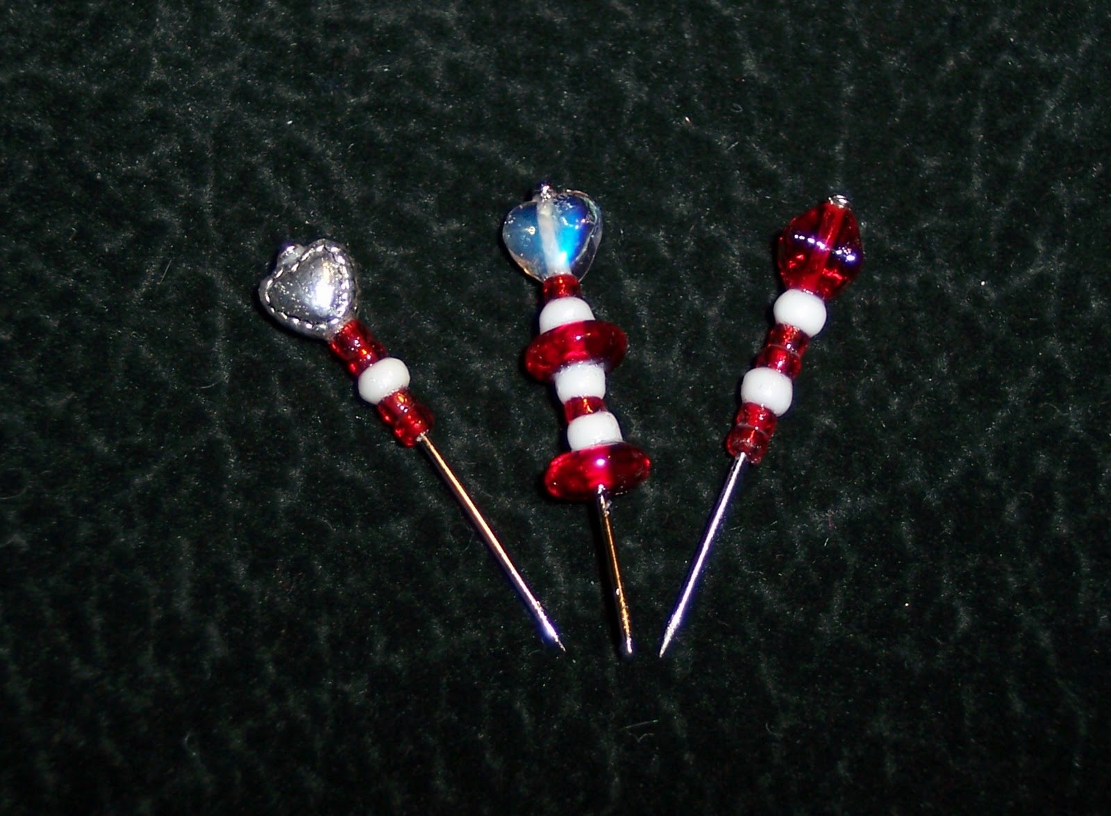 Carson's Creations Making Stick Pins with Beads Pictorial