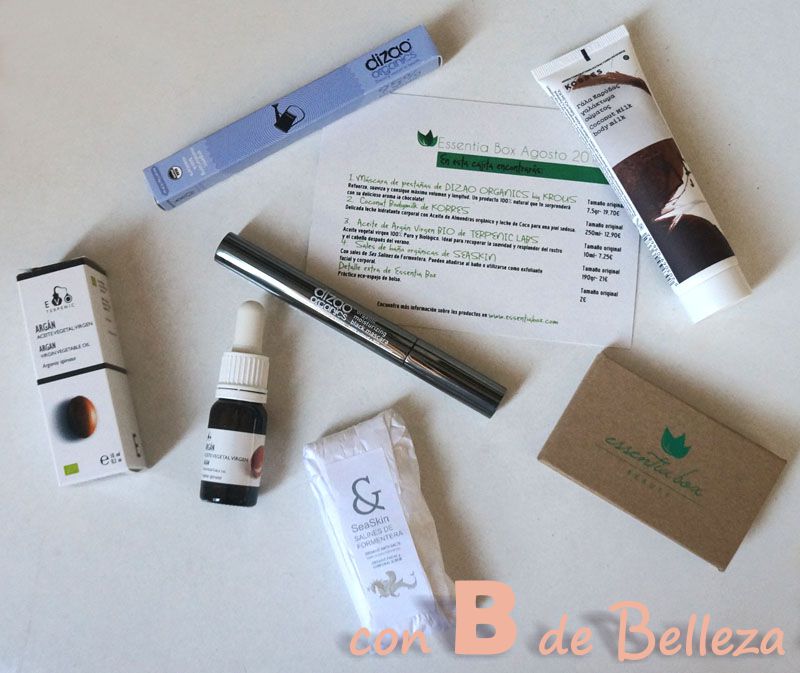 Caja cosmética natural Essentiabox