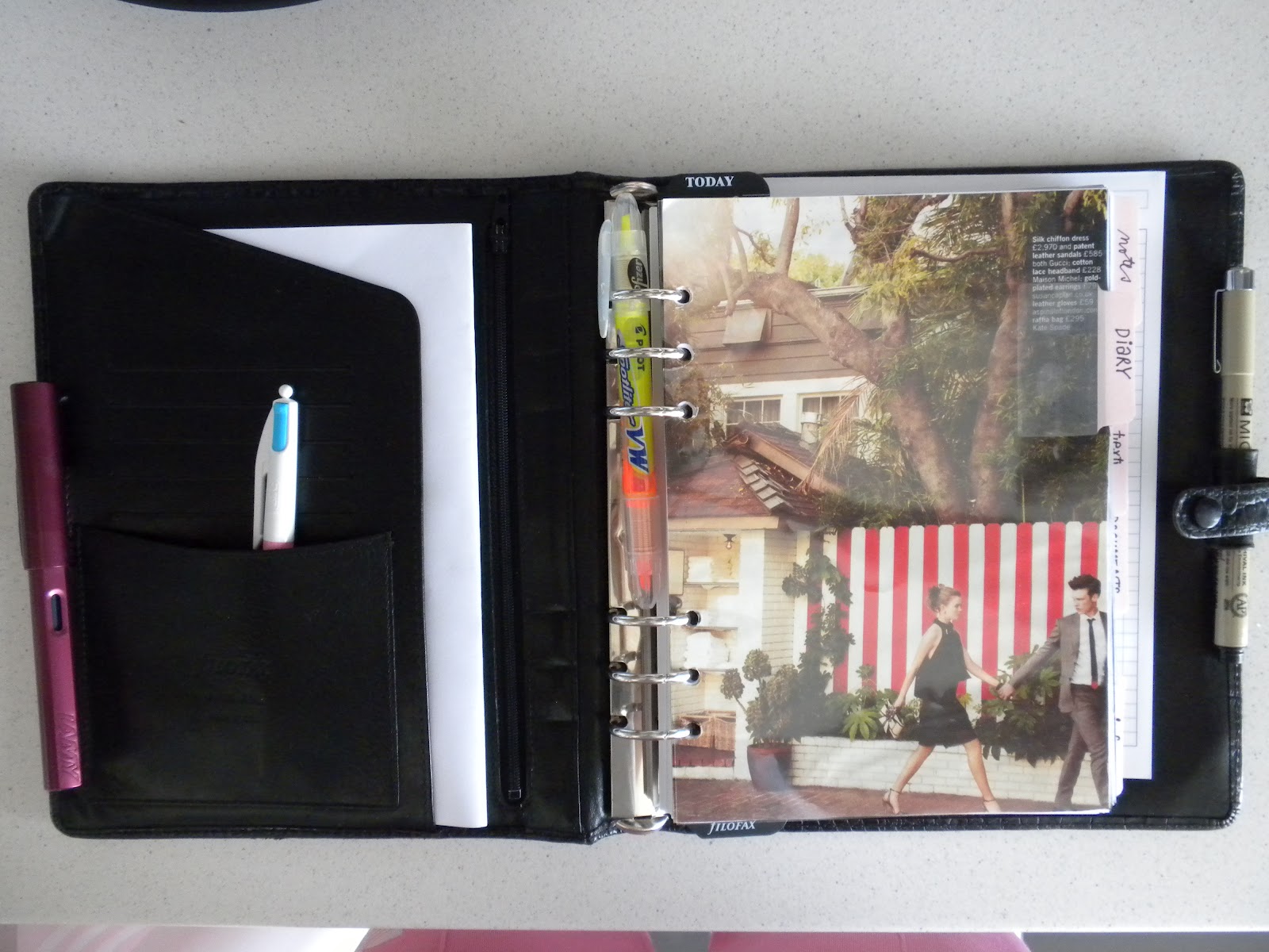 Vanjilla Filofax Ascot A5 (Part 2 Setup)