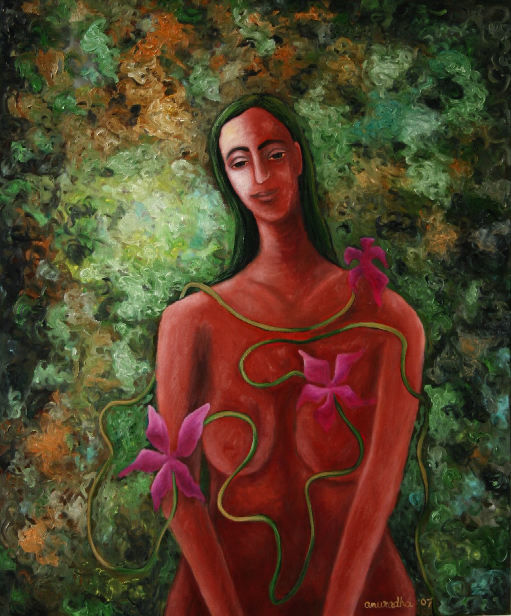 forest life painting