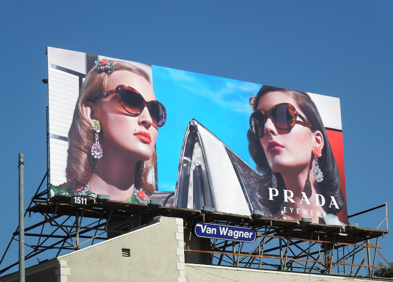 Prada Spring 2012 retro eyewear billboard