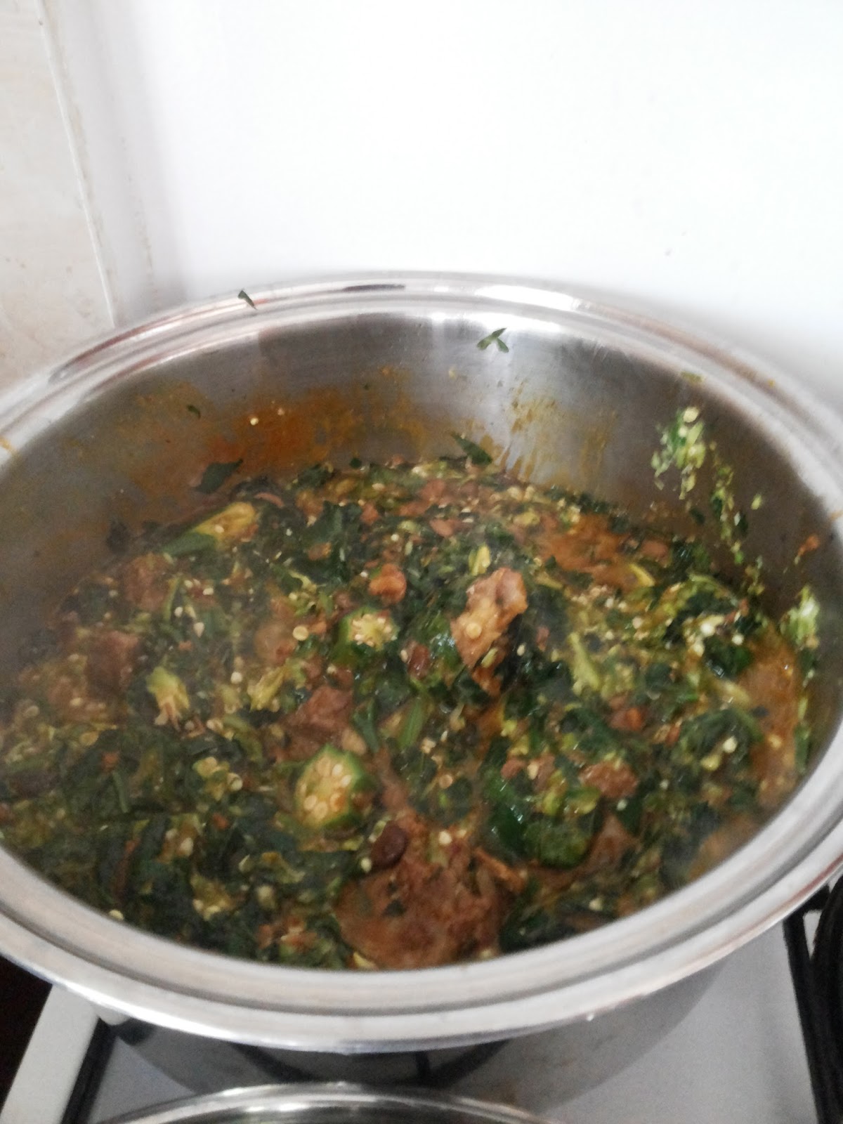 Okra, Ugu, Ogbono Soup Recipe With Cooking Pictures To make this weekend