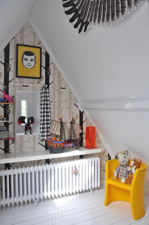 Habitación infantil abuhardillada Baby Deco Dormitorio Uff ~ Habitación infantil abuhardillada Baby Deco