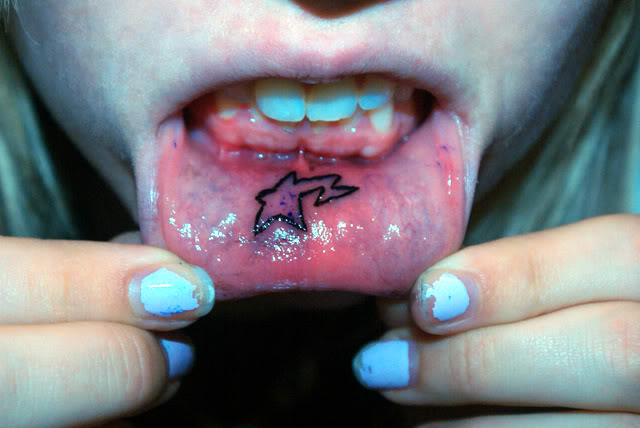 Tattoos Design On The Lips Or Tongue ~ News Tatto Design