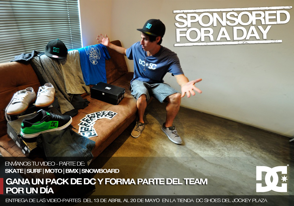 DC Shoes Sponsored for a Day SLIDE SKATEBOARDING Revista especializada en difundir lo