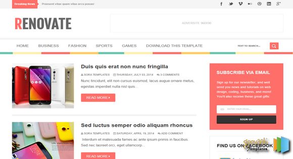 Renovate Blogger Template Renovate Blogger Template