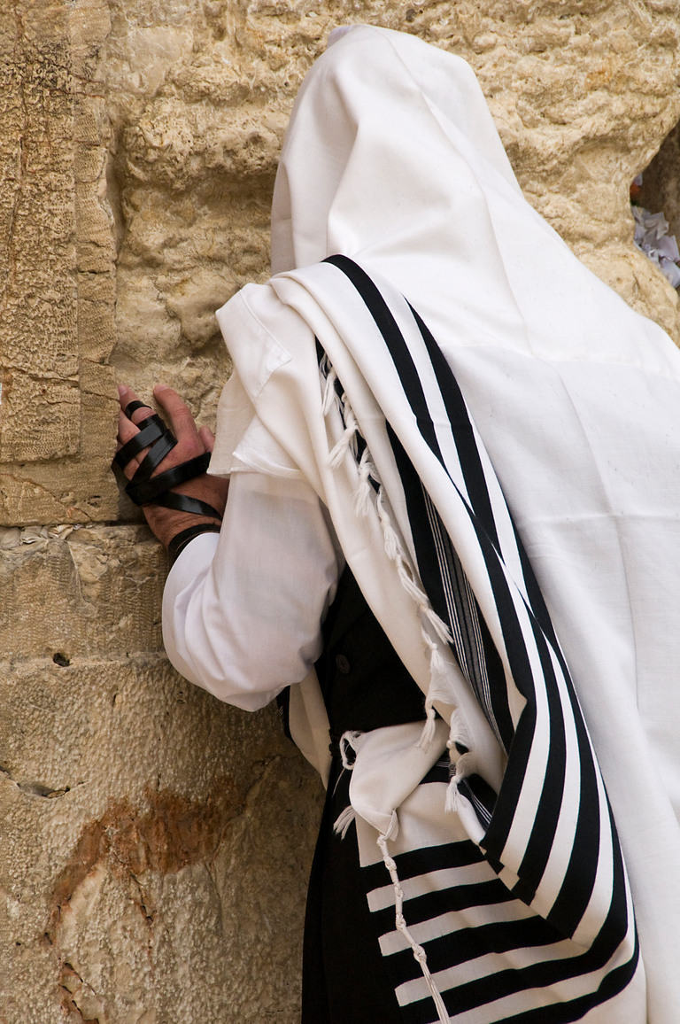 Talit tradicional manto de oración de acrílico judío hecho en Israel 60 170cm 