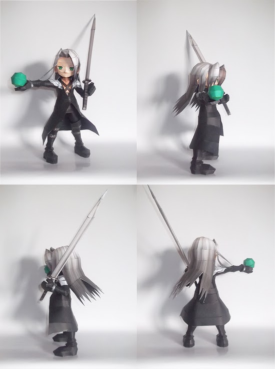 Origami + Papercraft Final Fantasy! Sephiroth