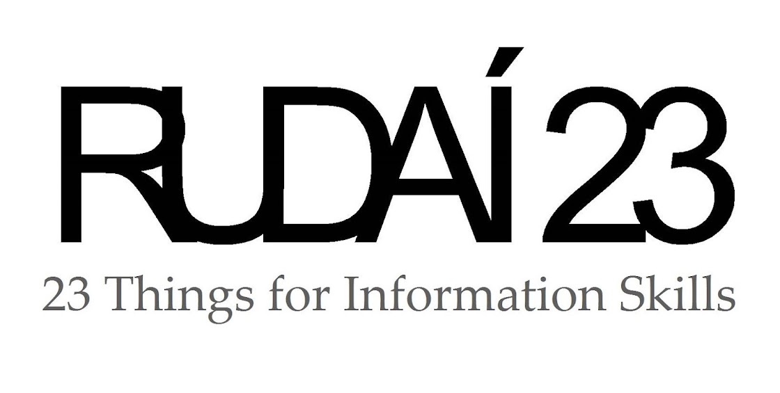 Rudai 23: 23 Things for Information Skills