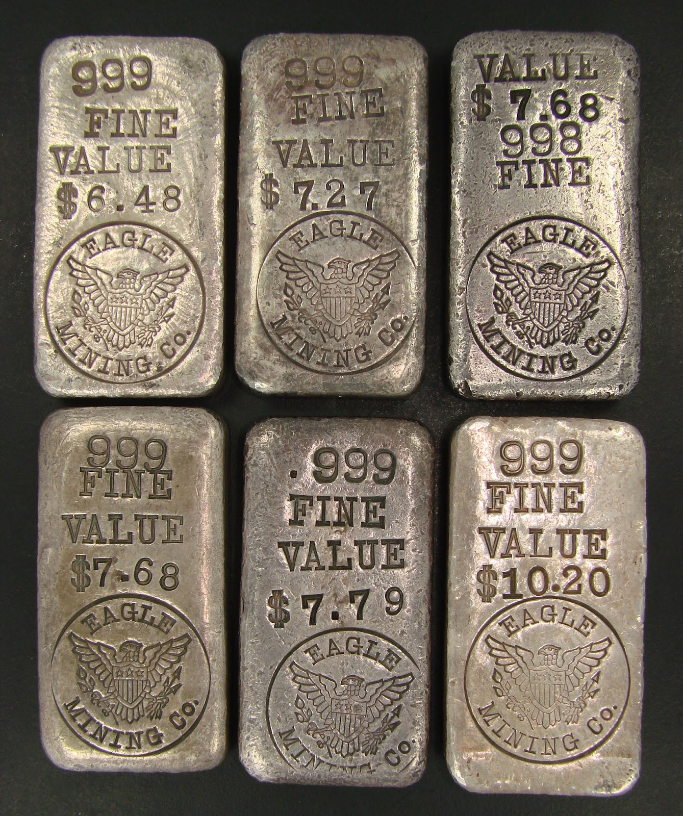 silver ingots chemical elements