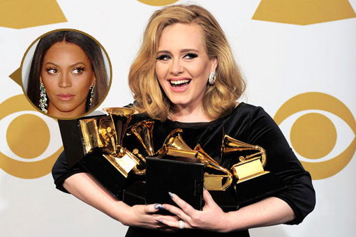Adele cleans house at the 2012 Grammy's | Adele Adele cleans house at the 2012 Grammy's | Adele