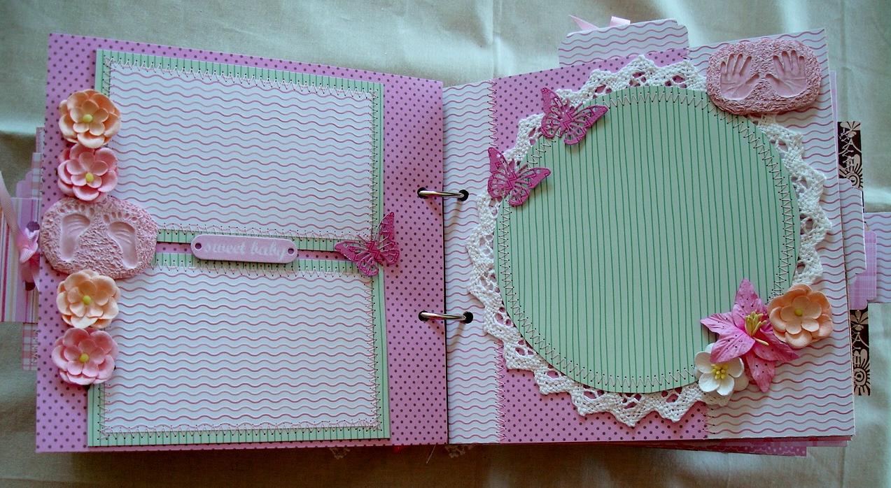 Scrapbooking by Phyllis Premade Paper Bag Scrapbook Album * Kaitlyn*