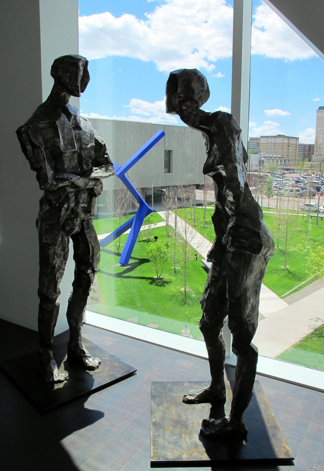 Robin Talks, Cooks and Travels Incrediable Bronze sculptures at the