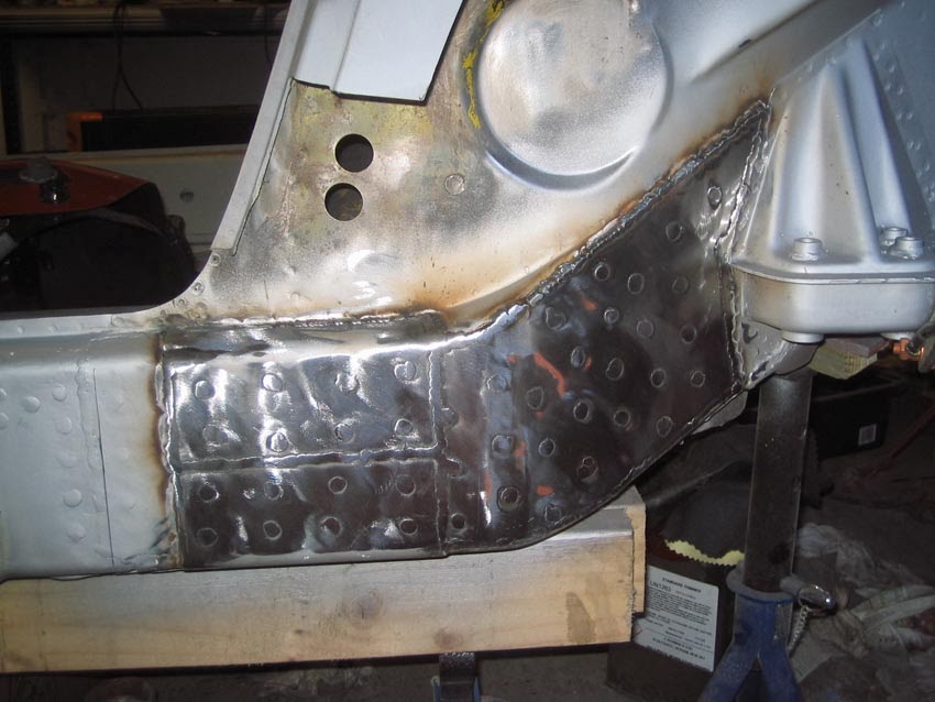 OllieG's 914 Chassis Stiffening Driver's Side