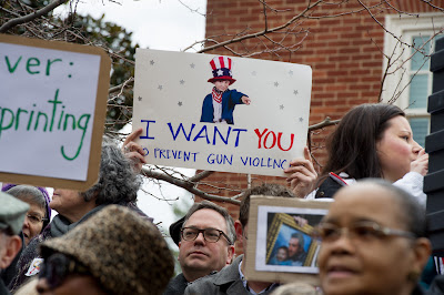 Gun violence protest
