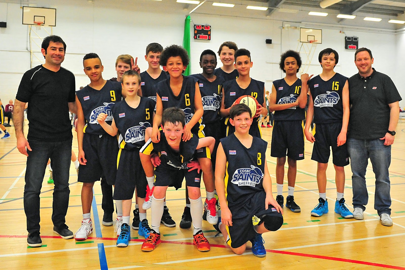 Peveril Photo Sheffield Saints U13 Basketball marches into the