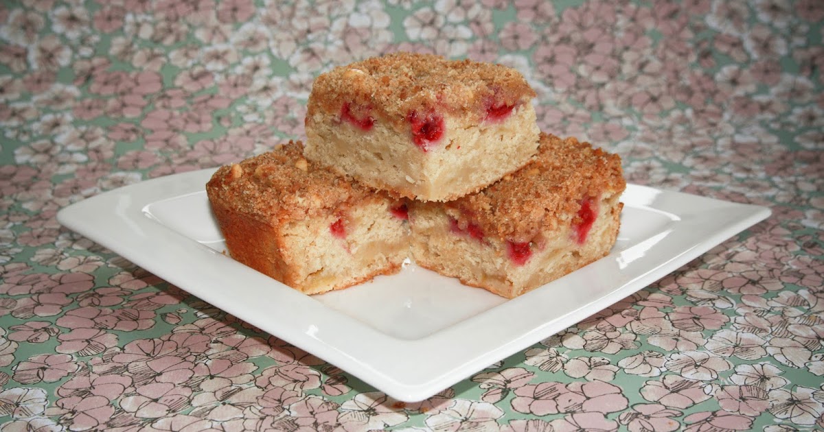 The Cake Trail Raspberry and Apple Crumble Squares