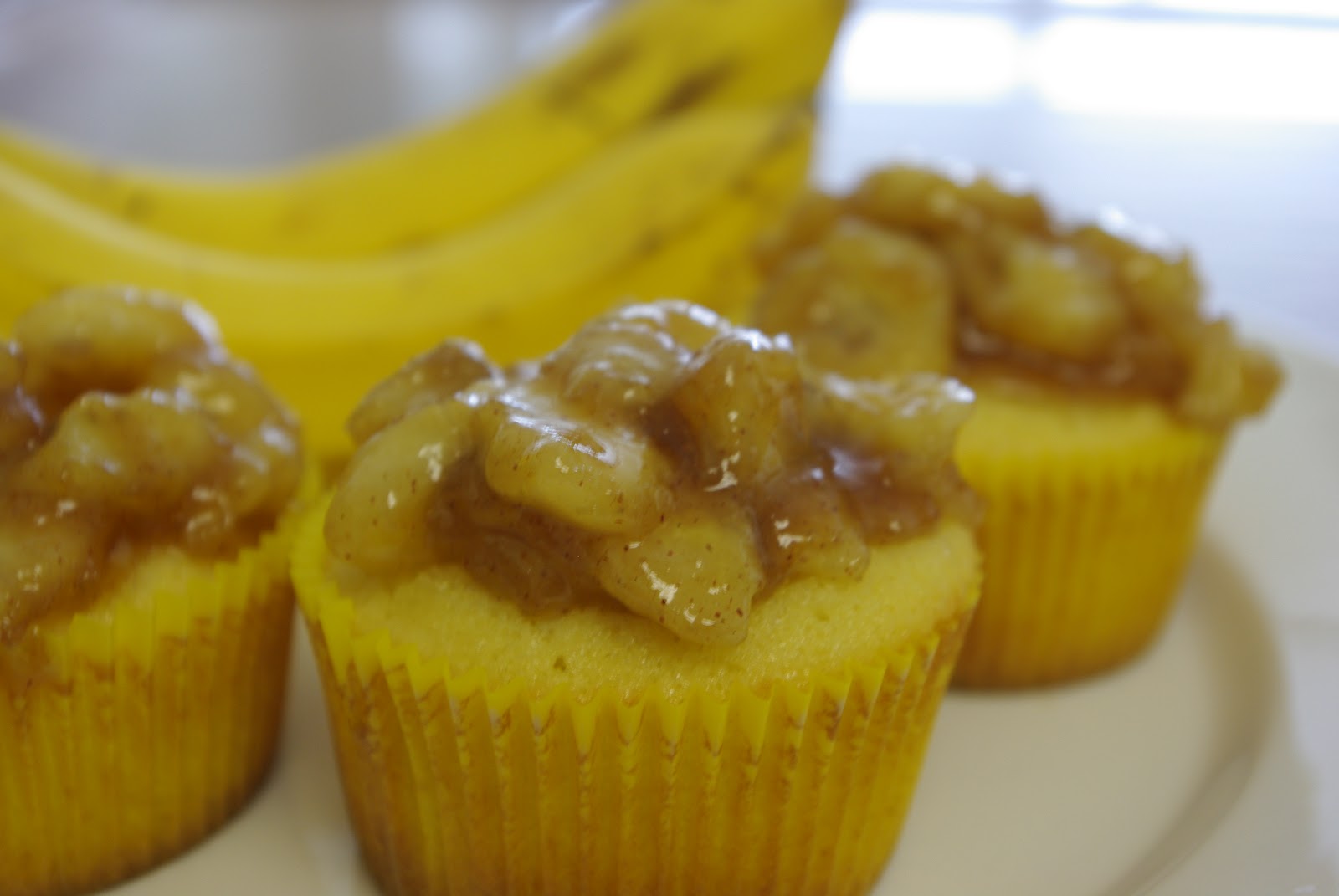 Miss Mixologist French Quarter Bananas Foster Cupcakes