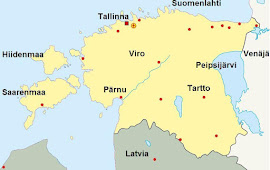 Viron kartta opastuksena veljeskansamme nykyiseen alueeseen