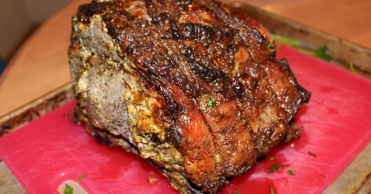 Making Other People's Recipes Prime Rib with Garlic and Blue Cheese