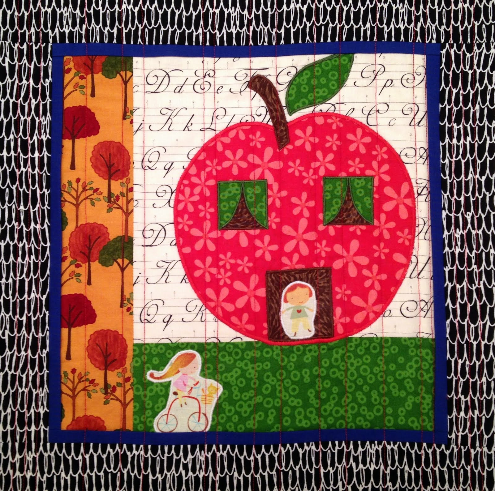 Starwood Quilter September House Quilt Block