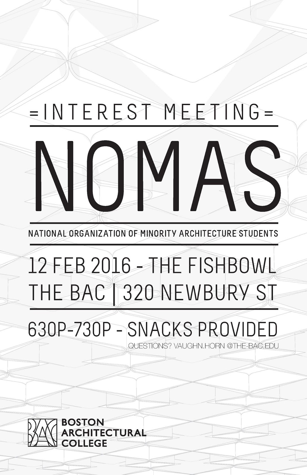 interest meeting flyer