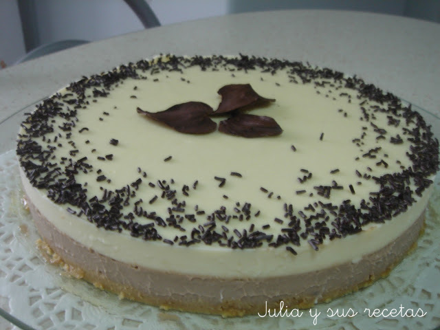 TARTA DOS CHOCOLATES ( o tres chocolates)