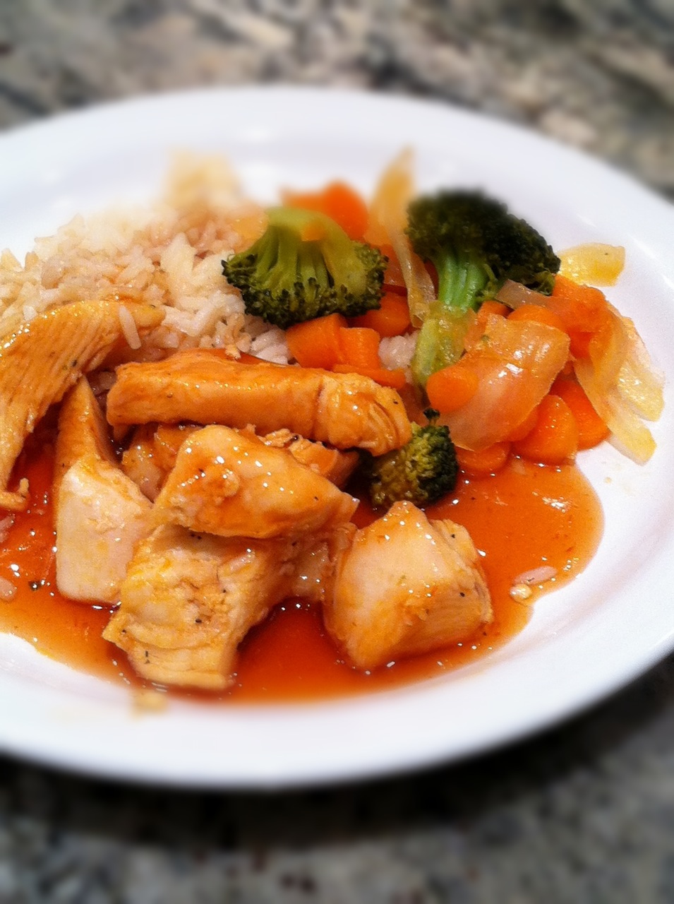 .oh killer sweet and sour sauce, from scratch.