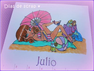 scrap julio calendario