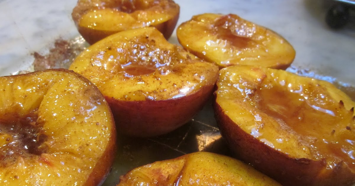 lovely clear and sweet. Honey Baked Nectarines with Vanilla & Brown Sugar