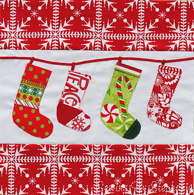 Liberty heart patchwork quilt Sewing By Stephanie: 12 Days of Christmas Sampler Quilt, blocks 5-12