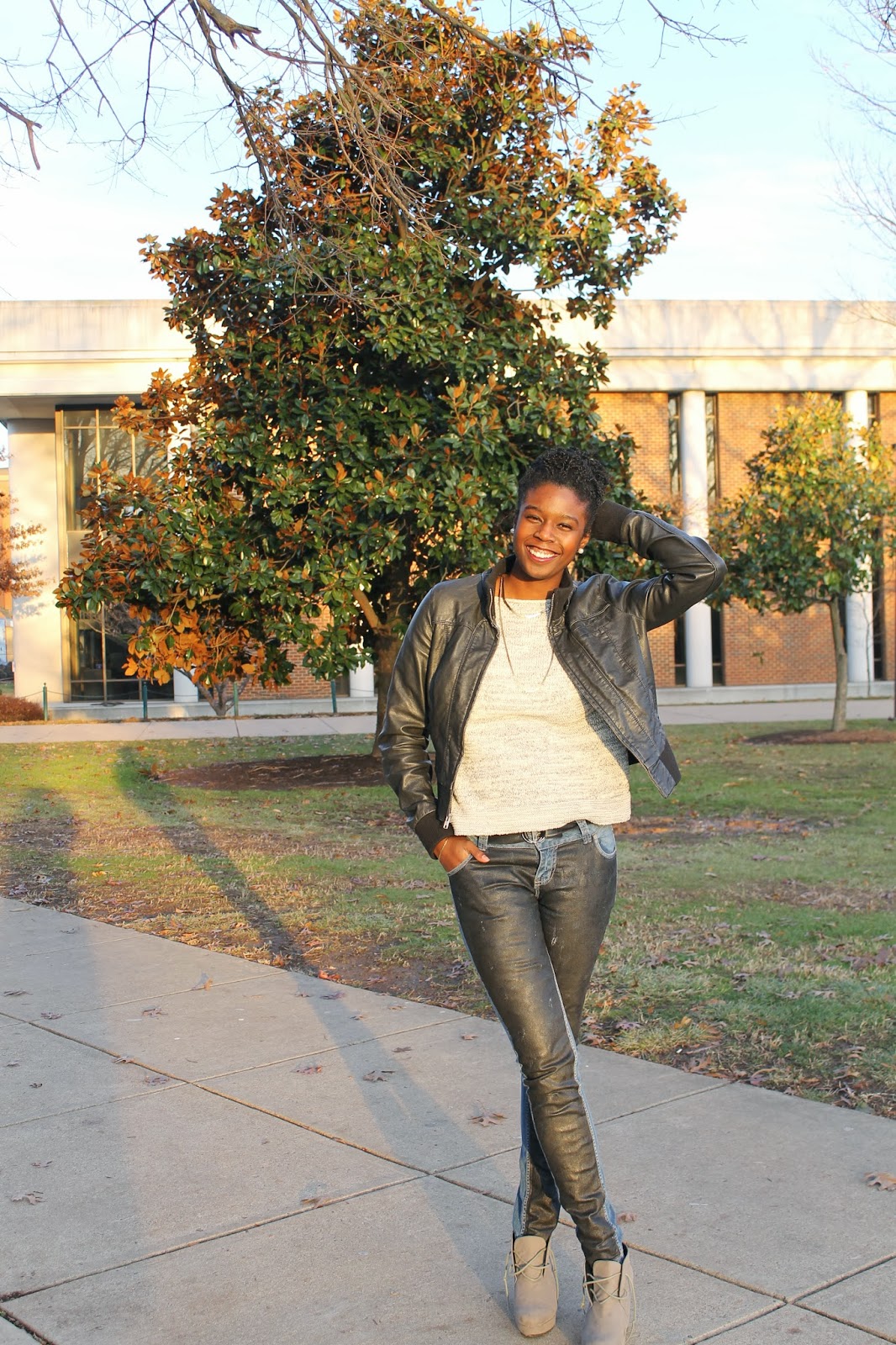 The Tell Tale Tasha How to Fake Leather Pants