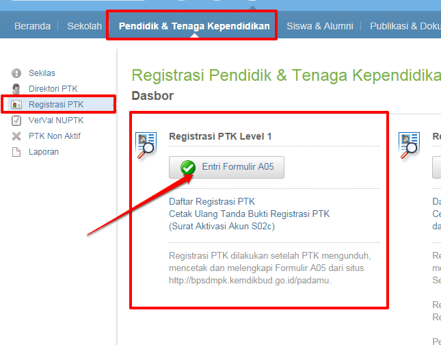 CARA TERBARU PENDAFTARAN PTK BARU DI SIMPATIKA INFO