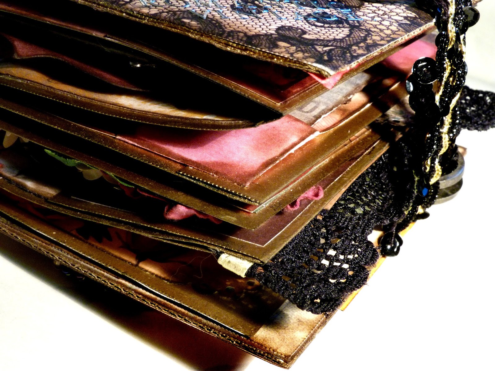 Inspiración Scrapbooking Origami ALBUM VINTAGE