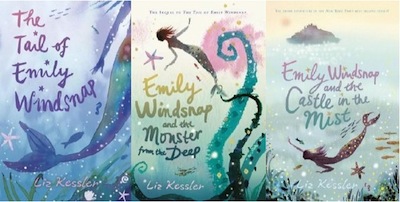 bookcovers for THE TAIL OF EMILY WINDSNAP & Monster from the Deep & Castle in the Mist by Liz Kessler bookcovers for THE TAIL OF EMILY WINDSNAP & Monster from the Deep & Castle in the Mist by Liz Kessler