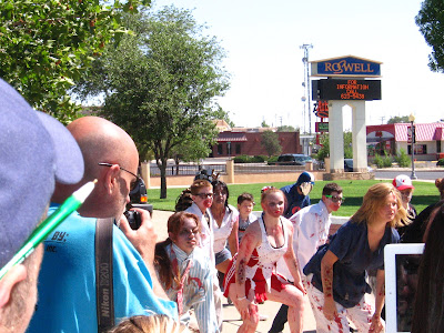 2012 Roswell Cosmic-Con, zombie flash mob Deborah J. Lightfoot, author of the WATERSPELL fantasy trilogy
