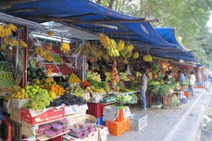 Our neighborhood market in Pune, India