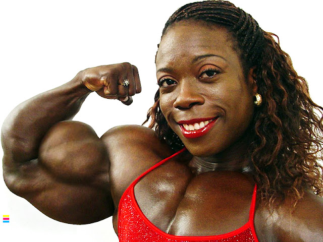 female muscle morph