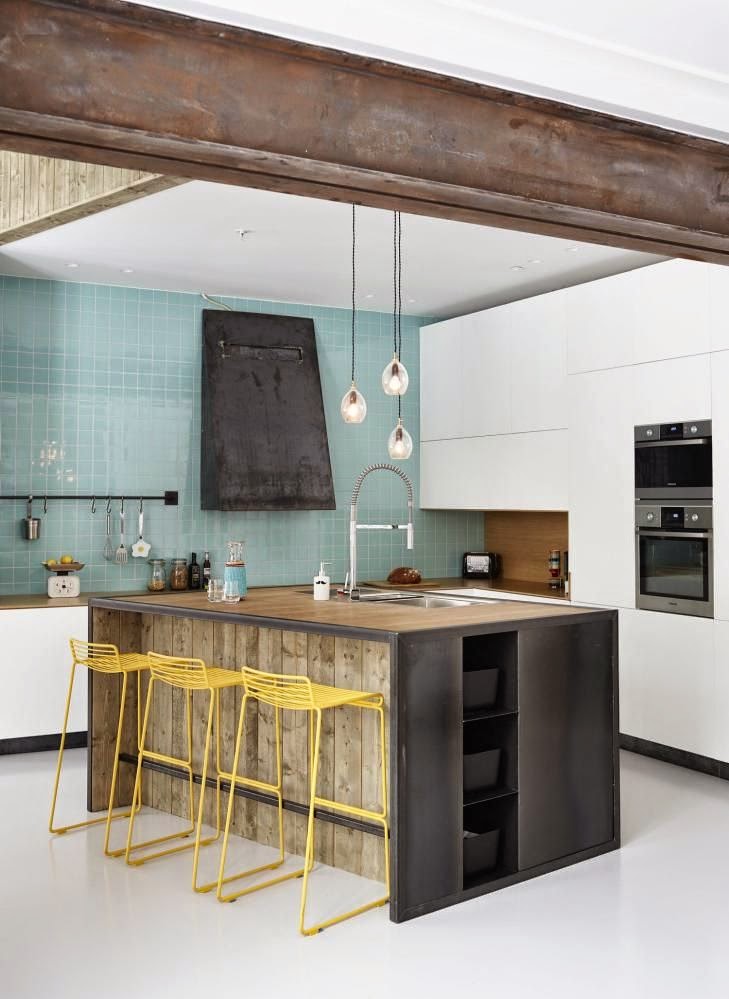 De 30 cocinas modernas pequeñas llenas de inspiración Decoracion de barras desayunadoras