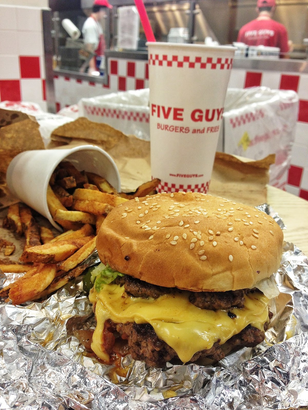 The Insatiable Eater Burger wars Five Guys versus...Five Guys?