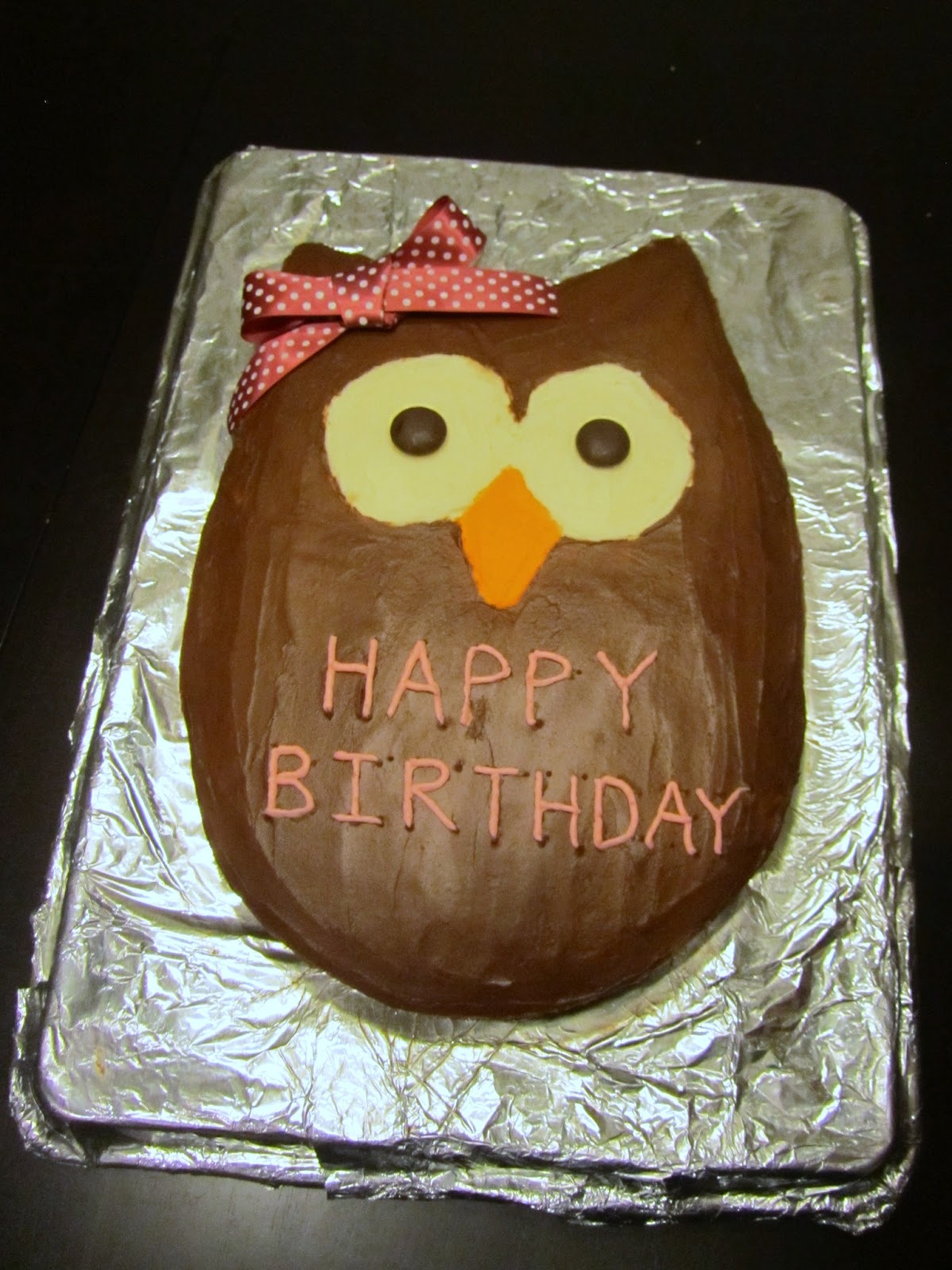 Pinning with Purpose Owl Cake