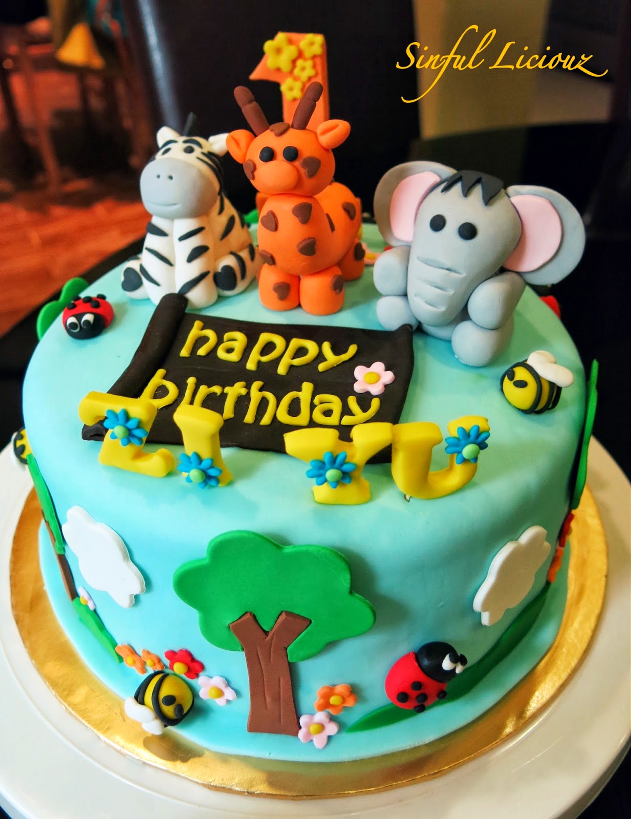 Sinful Liciouz Animal Theme Cake Sinful Liciouz Animal Theme Cake