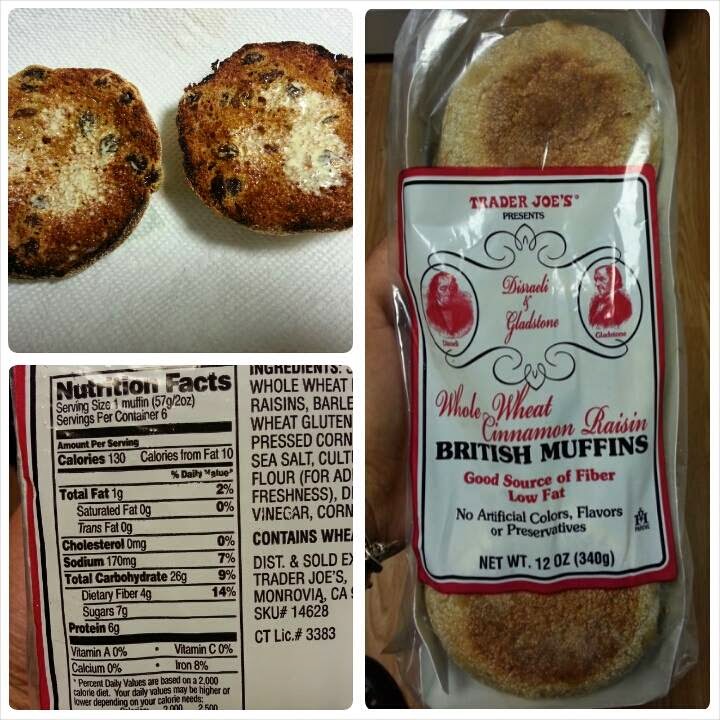 Shannon's Lightening the Load Trader Joe's Whole Wheat Cinnamon Raisin