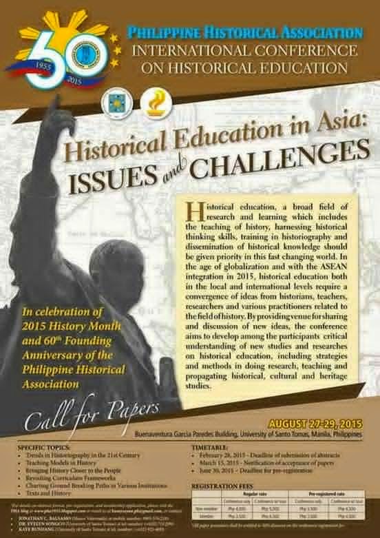 Philippine Historical Association Invitation to the International