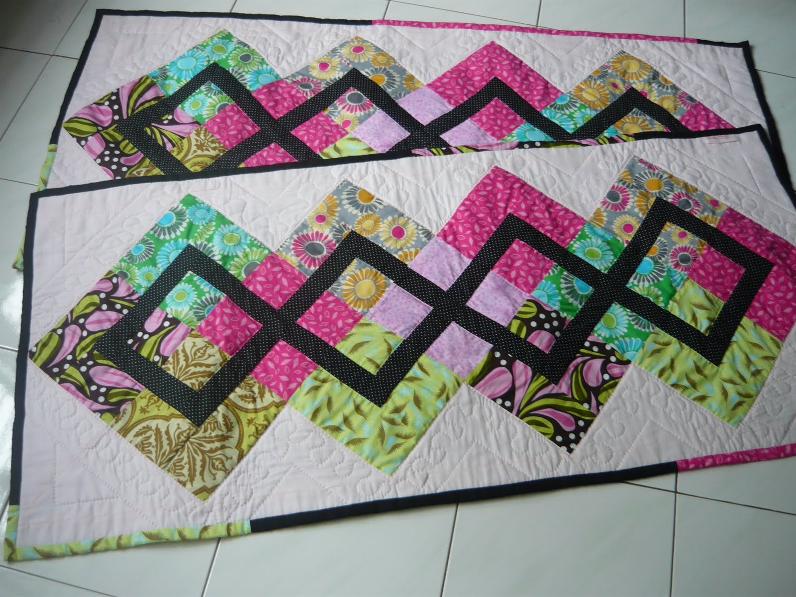 Imaginative Expression of Ideas 2 Sofa Cover Quilt and Quick Quilt.